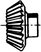 齒輪基本術語錐齒輪、準雙曲面齒輪及其齒輪副