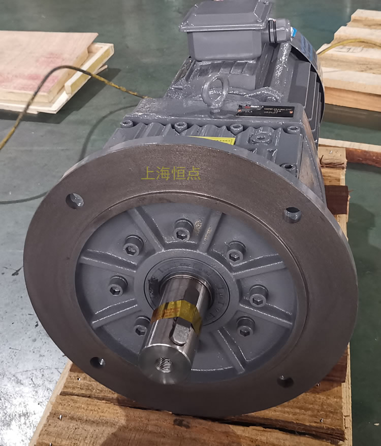 RF87減速機，立式安裝，輸入配電機，實物照片如下