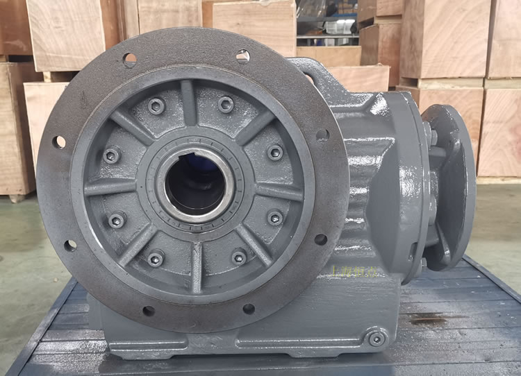 KAF107減速機 輸入配過度圓法蘭 輸出配通孔+輸出法蘭 -上海恒點